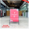 standee chữ A 1 mặt giá rẻ