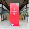 standee cuốn nhựa