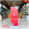 standee kiểu cửa đế sắt 60x160cm