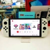 Switch OLED white set, hàng 2nd hand mod chip, thẻ 512gb--HẾT HÀNG