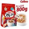 Ngũ cốc hoa quả Calbee đỏ 750g (Yến mạch, lúa mạch đen, đường  khô , đu đủ, nho khô, táo...)