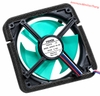 Quạt Tủ Lạnh NMB Minebea 15V 0.24A 4 Dây Cánh Xanh Model 12539JH-15L-BU