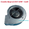 Quạt Sò Ly Tâm 6V-24V 45W EBM | Quạt EBM 24V |  Quạt Con Sò 24V | Quạt Sên 24V | Quạt Ốc Sên 24V | Quạt Ly Tâm 24V