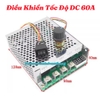 Bộ Điều Chỉnh Tốc Độ DC Có Màn Hình Kỹ Thuật Số 6V12V24V36V48V60V 60A
