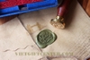 Con dấu sáp Message niêm phong kiểu cổ xưa decor thiệp, album handmade
