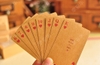 Bộ bài poker vintage giấy nâu tái chế Playing language
