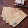 Bì thư, bao thư vintage Postcard