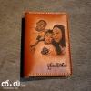 Passport Cover Da Thật Nâu Retro