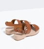 Sandal quai ngang