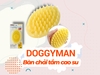 Bàn chải tắm chó Vệ sinh bộ lông, loại bỏ bụi bẩn, lông rụng và da chết 1 cách hiệu quả