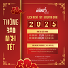Lịch hoạt động Tết Âm Lịch 2025 Xe đạp Trung Kiên