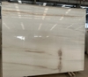 Milky White Wooden Vein Polished