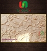 Phù điêu hoa sen 008