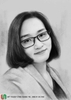 Tranh Vẽ Chân Dung Tặng Đồng Nghiệp Nữ