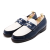 Penny Loafer BM06 Navy/White