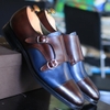 Bespoke Double Monk Strap Bolognese Construction