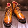 Cap Toe Lace Boots XL555 Patina 40