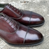 Cap Toe Oxford Bugundy