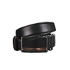 Dây nịt da bò 3 lớp trơn (Đầu tăng giảm) 35mm Màu Đen
