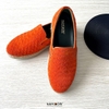Woven Suede Slip-On Shoes