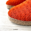 Woven Suede Slip-On Shoes