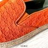 Woven Suede Slip-On Shoes