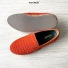 Woven Suede Slip-On Shoes