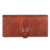 Ví dài không khóa kéo (Unisex) Màu Cognac