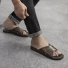 X Leather Sandal