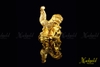 Tượng gà phong thủy mạ vàng 24k-01