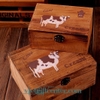 Bộ 2 hộp gỗ Cream Cow