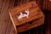 Bộ 2 hộp gỗ Cream Cow