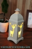 Đèn vintage homedecor đốt nến thơm D04