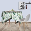 Khăn Trải Bàn Vải Canvas Tropical Lá Kim