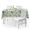 Khăn Trải Bàn Vải Canvas Tropical Lá Kim