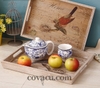 Khay gỗ Vintage Bird