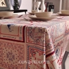 Vải canvas ô vuông đỏ vintage lý tưởng để trang trí 