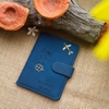 Ví passport màu xanh