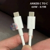 Cáp sạc nhanh C to C Anker 60W 0.9m (nobox)