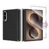 Combo kính ốp carbon ArmorGrid Air Hinge Case cho Z Fold 8