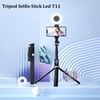 Gậy chụp hình quay Live Stream Tripod Selfie Stick Led T11 Bluetooth