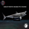Mô hình Cá Mập Trắng Khổng Lồ Great White Shark W-Dragon tỉ lệ 1/18 32cm