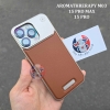 Ốp lưng nhôm da Aromathrerapy M03 iPhone 15 Pro Max / 15 Pro