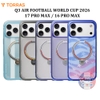 Ốp TORRAS Q3 Air World Cup 2026 iPhone 17 Pro Max 16 PM