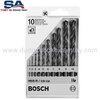 Bộ mũi khoan sắt 10 mũi Bosch 1609200203