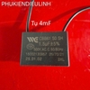 (CHÍNH HÃNG) TỤ QUẠT 1,5MF/500V , 2MF/450V , 2,2MF/500V , 4MF/450V VINAWIND