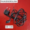 (CHÍNH HÃNG) DÂY NGUỒN SỐ 8 BẺ GẬP HAI ĐẦU DÀI 1,5M