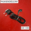 (CHÍNH HÃNG) DÂY NGUỒN SỐ 8 BẺ GẬP HAI ĐẦU DÀI 1,5M