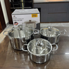 Bộ Nồi Inox Kailer KL-566 Inox