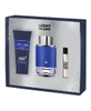 Gift Set MontBlanc Explorer Ultra Blue 3pcs